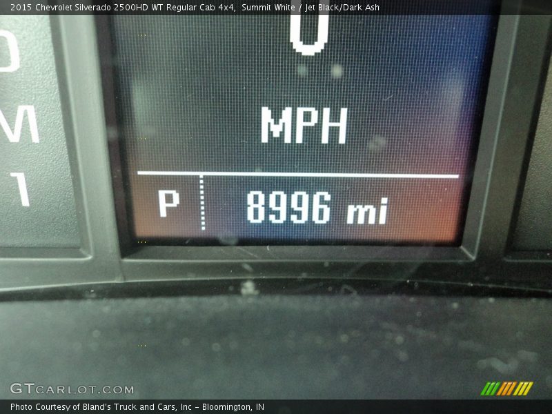 Summit White / Jet Black/Dark Ash 2015 Chevrolet Silverado 2500HD WT Regular Cab 4x4