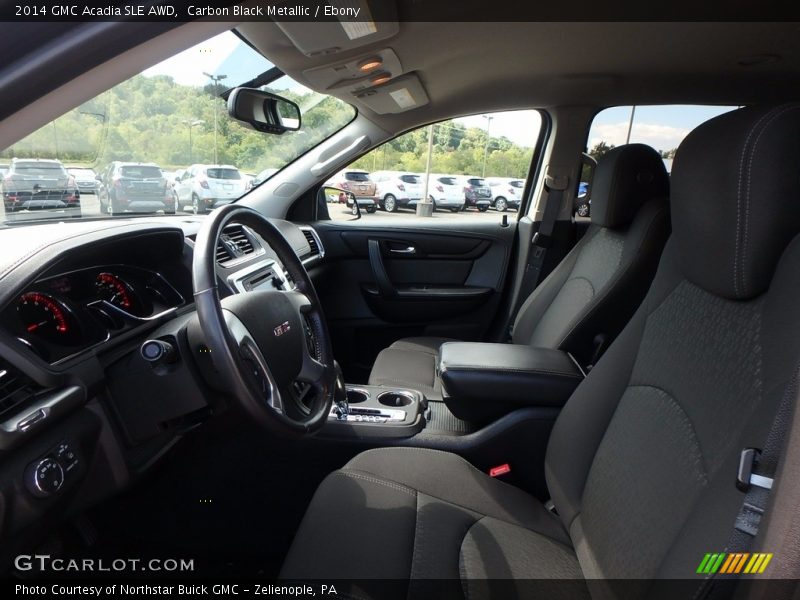 Carbon Black Metallic / Ebony 2014 GMC Acadia SLE AWD