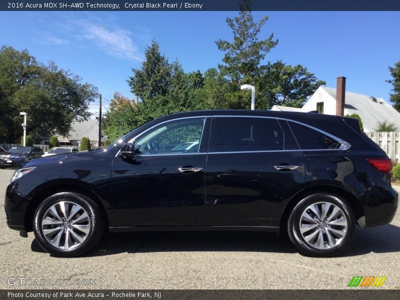 Crystal Black Pearl / Ebony 2016 Acura MDX SH-AWD Technology