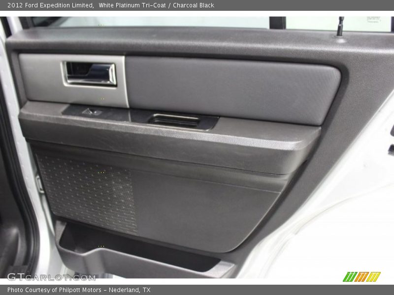 White Platinum Tri-Coat / Charcoal Black 2012 Ford Expedition Limited
