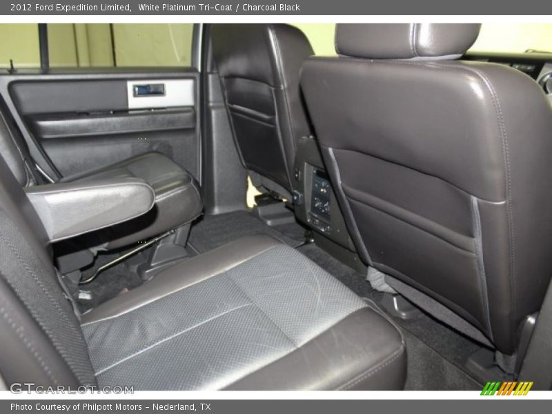 White Platinum Tri-Coat / Charcoal Black 2012 Ford Expedition Limited