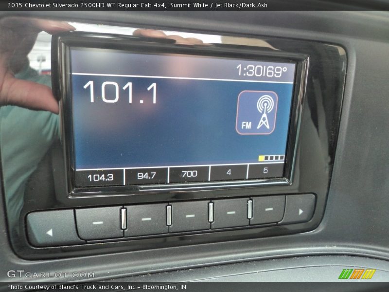 Summit White / Jet Black/Dark Ash 2015 Chevrolet Silverado 2500HD WT Regular Cab 4x4
