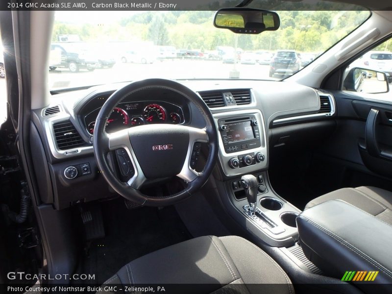 Carbon Black Metallic / Ebony 2014 GMC Acadia SLE AWD