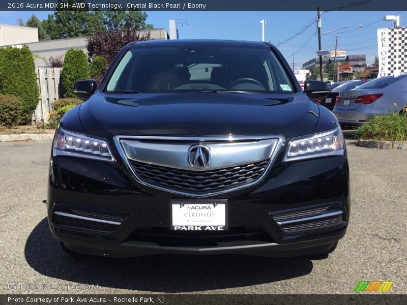 Crystal Black Pearl / Ebony 2016 Acura MDX SH-AWD Technology