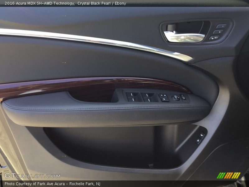 Crystal Black Pearl / Ebony 2016 Acura MDX SH-AWD Technology