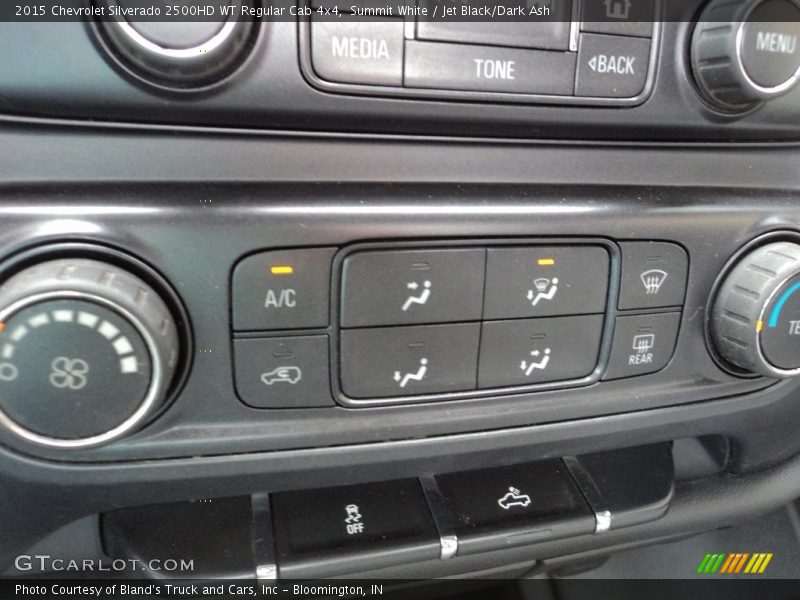 Summit White / Jet Black/Dark Ash 2015 Chevrolet Silverado 2500HD WT Regular Cab 4x4