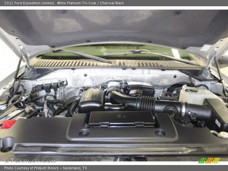 White Platinum Tri-Coat / Charcoal Black 2012 Ford Expedition Limited