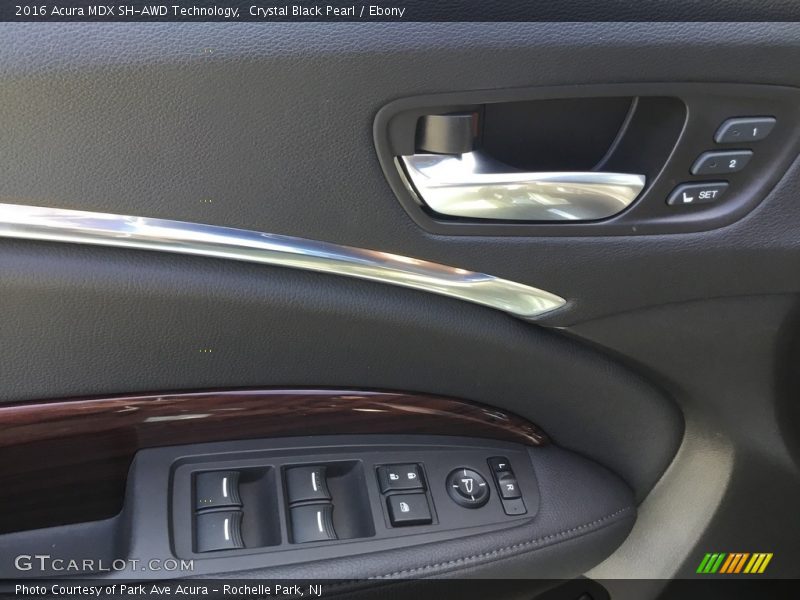 Crystal Black Pearl / Ebony 2016 Acura MDX SH-AWD Technology