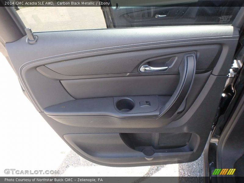 Carbon Black Metallic / Ebony 2014 GMC Acadia SLE AWD