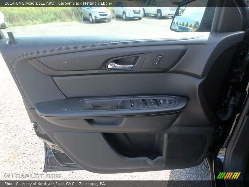 Carbon Black Metallic / Ebony 2014 GMC Acadia SLE AWD