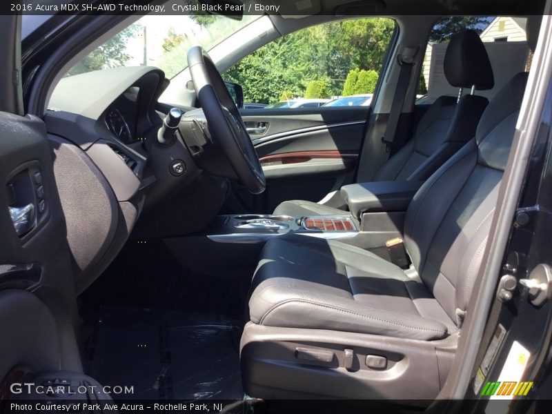 Crystal Black Pearl / Ebony 2016 Acura MDX SH-AWD Technology