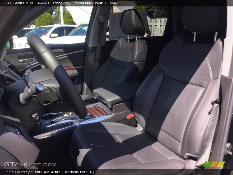 Crystal Black Pearl / Ebony 2016 Acura MDX SH-AWD Technology
