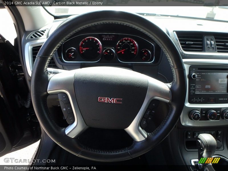 Carbon Black Metallic / Ebony 2014 GMC Acadia SLE AWD