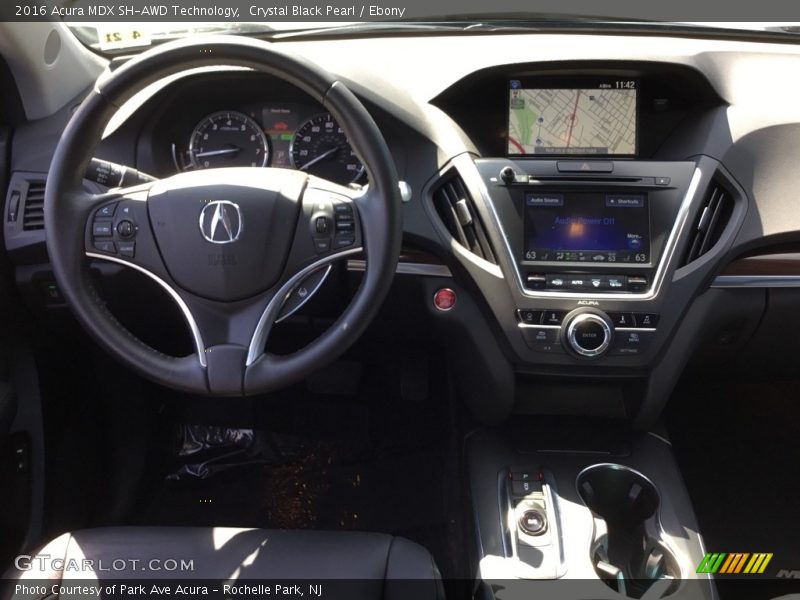 Crystal Black Pearl / Ebony 2016 Acura MDX SH-AWD Technology