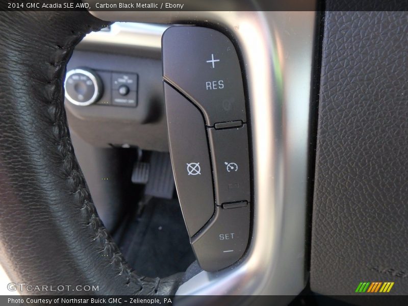 Carbon Black Metallic / Ebony 2014 GMC Acadia SLE AWD