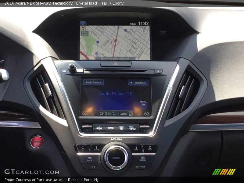 Crystal Black Pearl / Ebony 2016 Acura MDX SH-AWD Technology