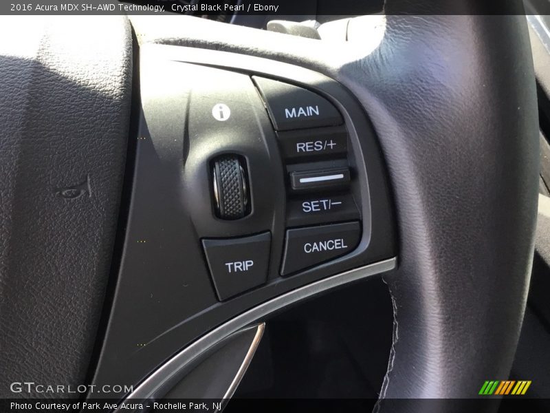 Crystal Black Pearl / Ebony 2016 Acura MDX SH-AWD Technology