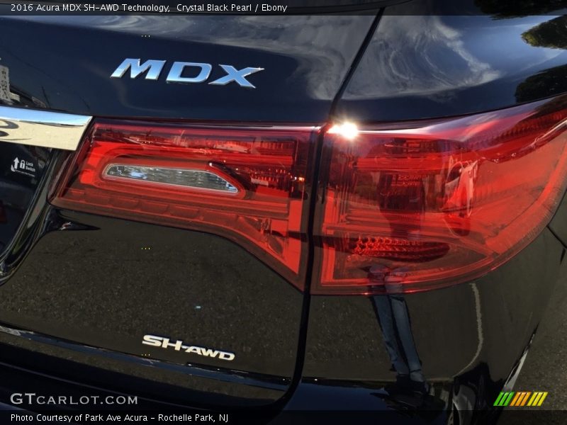 Crystal Black Pearl / Ebony 2016 Acura MDX SH-AWD Technology