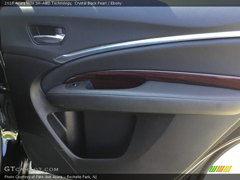 Crystal Black Pearl / Ebony 2016 Acura MDX SH-AWD Technology