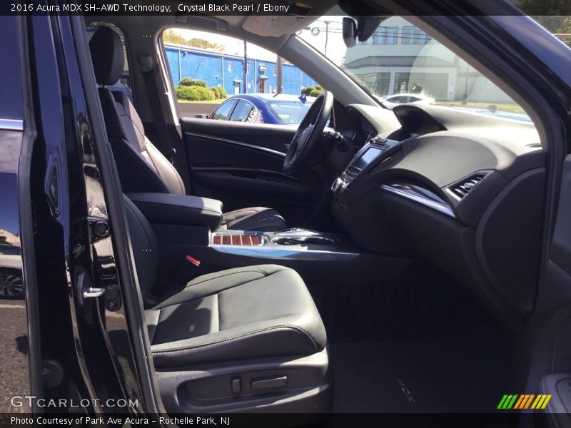 Crystal Black Pearl / Ebony 2016 Acura MDX SH-AWD Technology