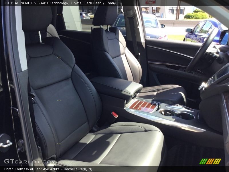 Crystal Black Pearl / Ebony 2016 Acura MDX SH-AWD Technology
