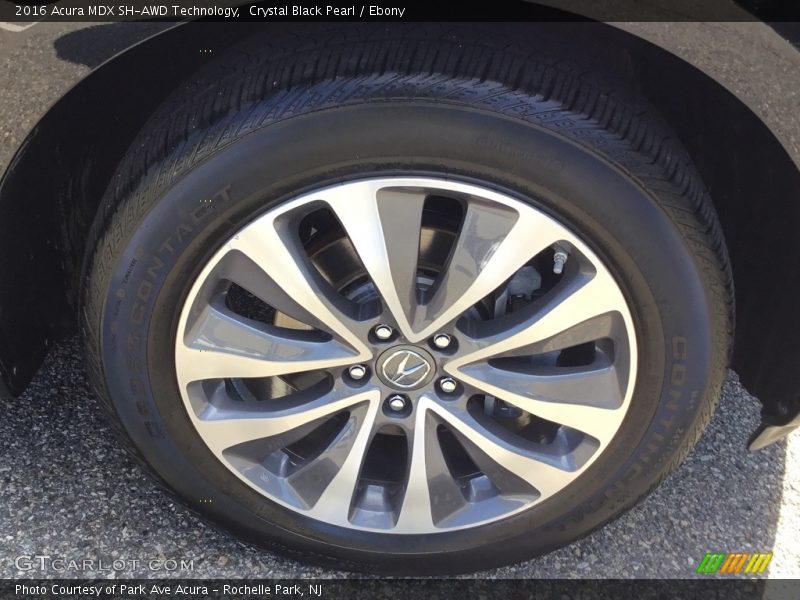 Crystal Black Pearl / Ebony 2016 Acura MDX SH-AWD Technology