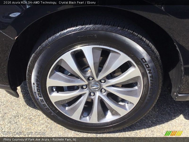 Crystal Black Pearl / Ebony 2016 Acura MDX SH-AWD Technology