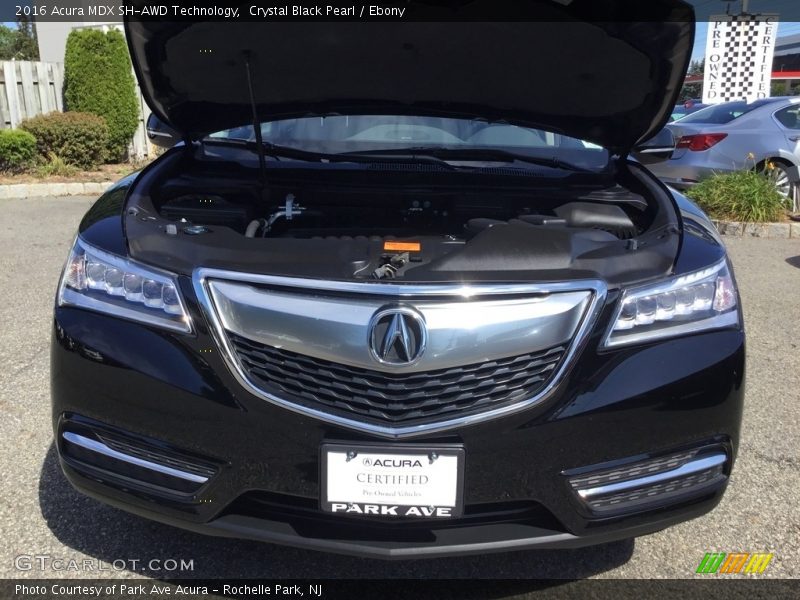 Crystal Black Pearl / Ebony 2016 Acura MDX SH-AWD Technology