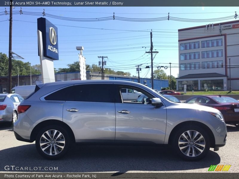 Lunar Silver Metallic / Ebony 2016 Acura MDX SH-AWD Technology