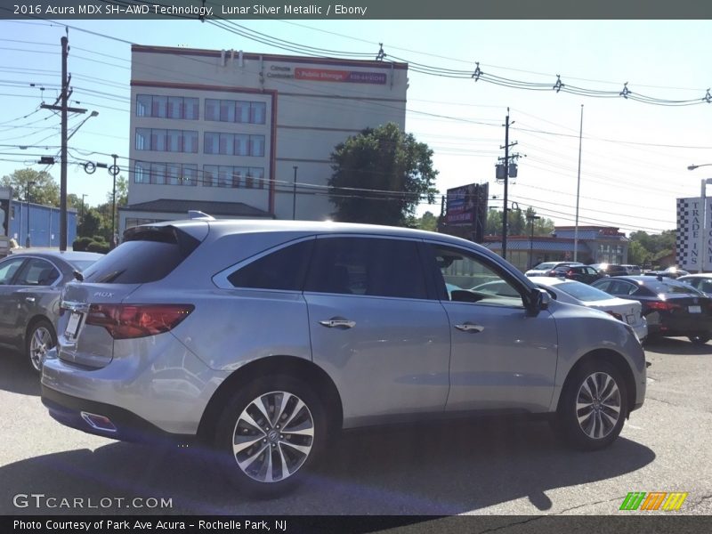 Lunar Silver Metallic / Ebony 2016 Acura MDX SH-AWD Technology