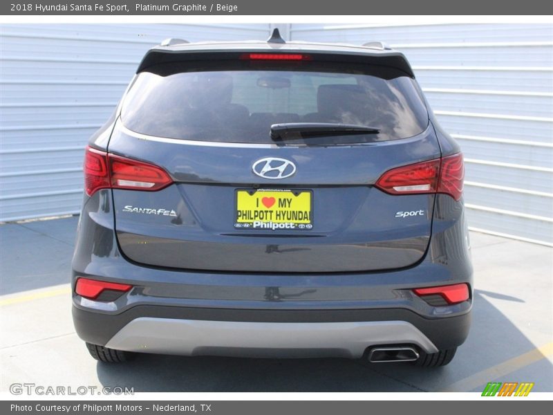 Platinum Graphite / Beige 2018 Hyundai Santa Fe Sport