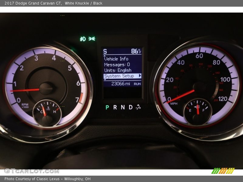 White Knuckle / Black 2017 Dodge Grand Caravan GT