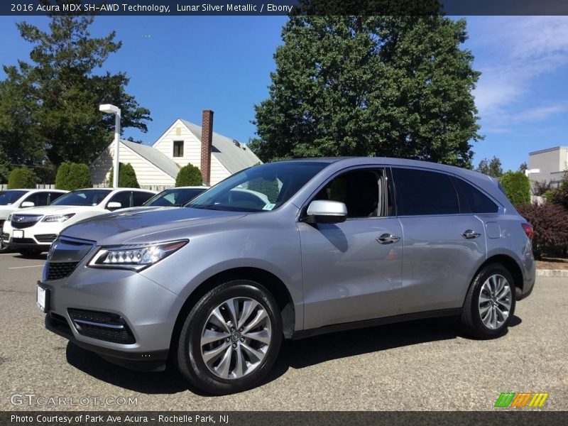 Lunar Silver Metallic / Ebony 2016 Acura MDX SH-AWD Technology
