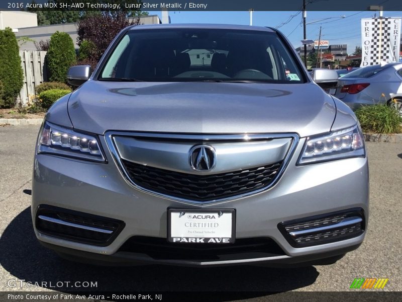 Lunar Silver Metallic / Ebony 2016 Acura MDX SH-AWD Technology