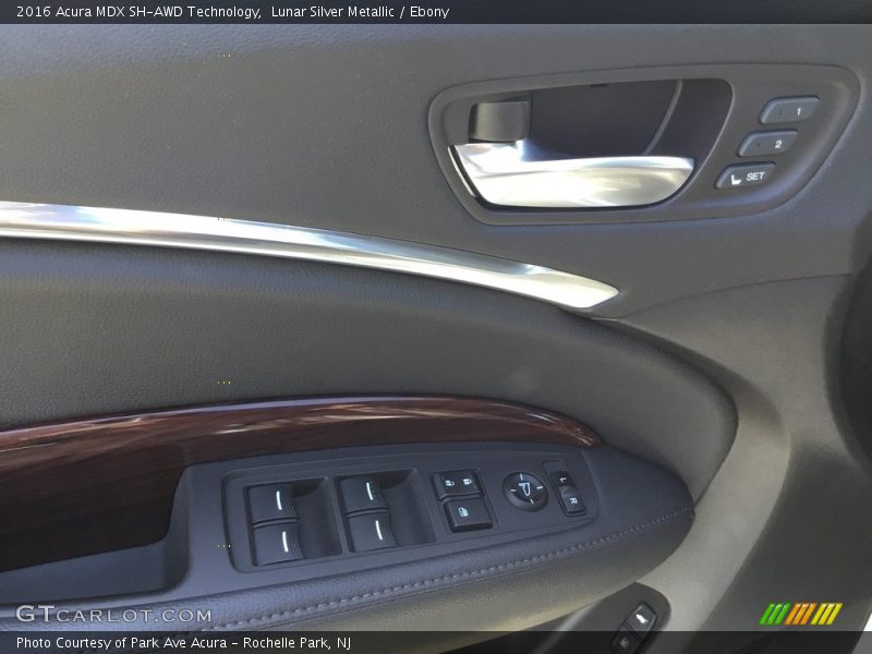 Lunar Silver Metallic / Ebony 2016 Acura MDX SH-AWD Technology