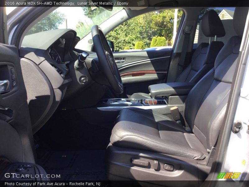 Lunar Silver Metallic / Ebony 2016 Acura MDX SH-AWD Technology