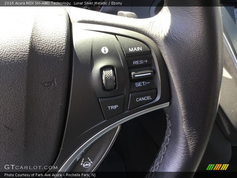 Lunar Silver Metallic / Ebony 2016 Acura MDX SH-AWD Technology