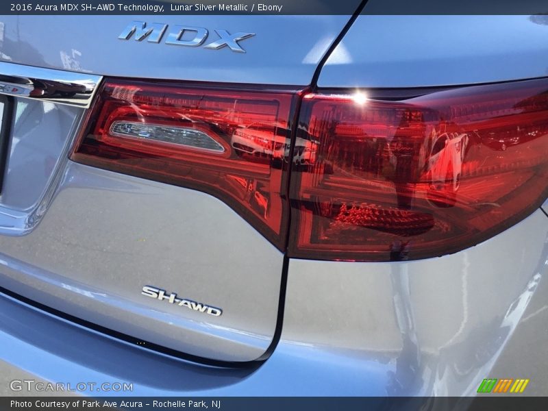 Lunar Silver Metallic / Ebony 2016 Acura MDX SH-AWD Technology