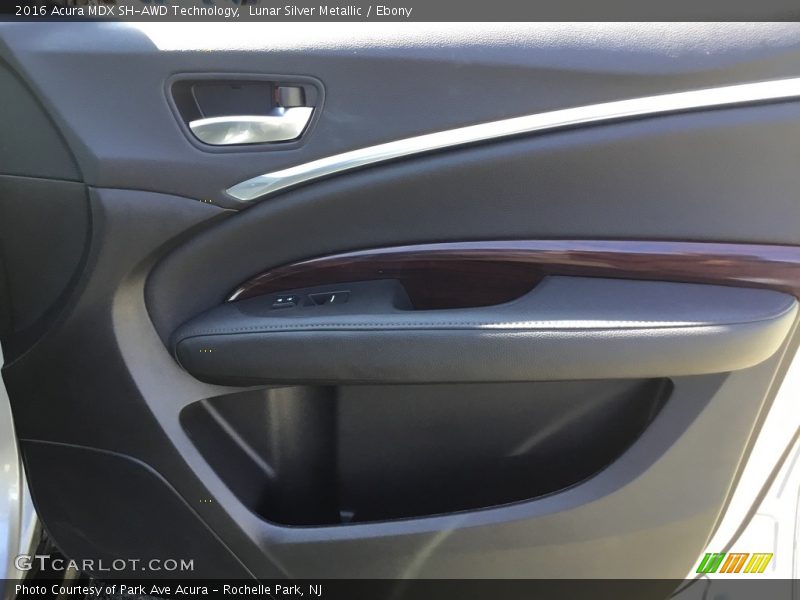 Lunar Silver Metallic / Ebony 2016 Acura MDX SH-AWD Technology