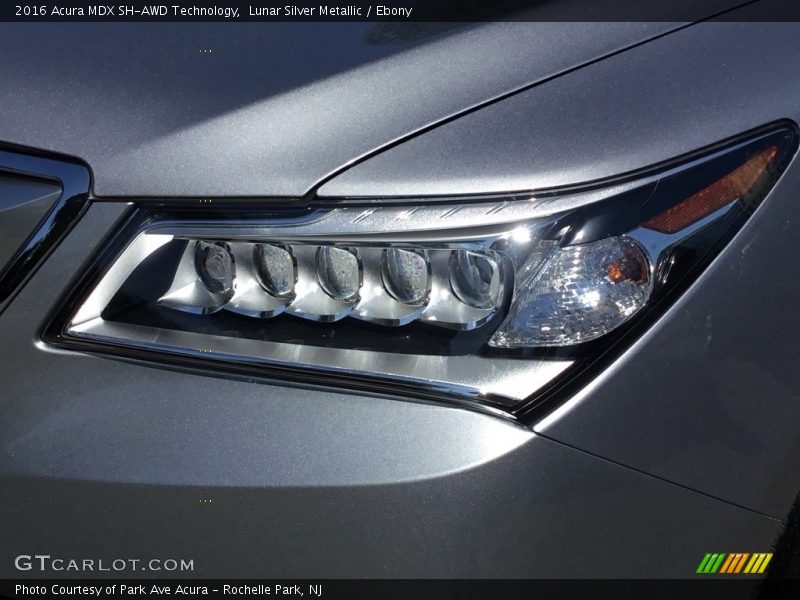 Lunar Silver Metallic / Ebony 2016 Acura MDX SH-AWD Technology