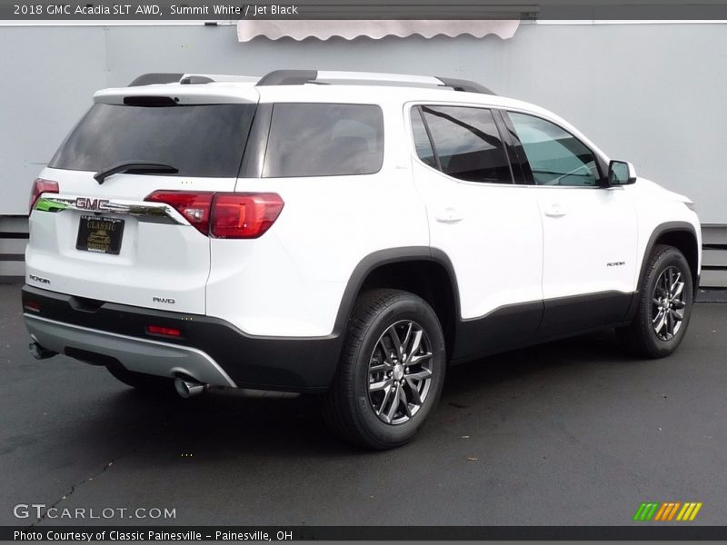 Summit White / Jet Black 2018 GMC Acadia SLT AWD