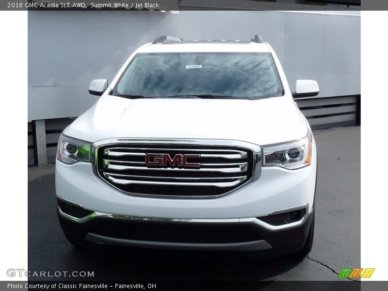 Summit White / Jet Black 2018 GMC Acadia SLT AWD