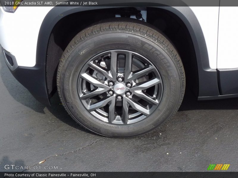 Summit White / Jet Black 2018 GMC Acadia SLT AWD