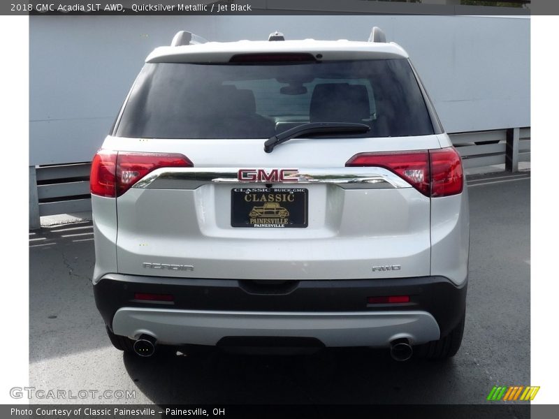 Quicksilver Metallic / Jet Black 2018 GMC Acadia SLT AWD
