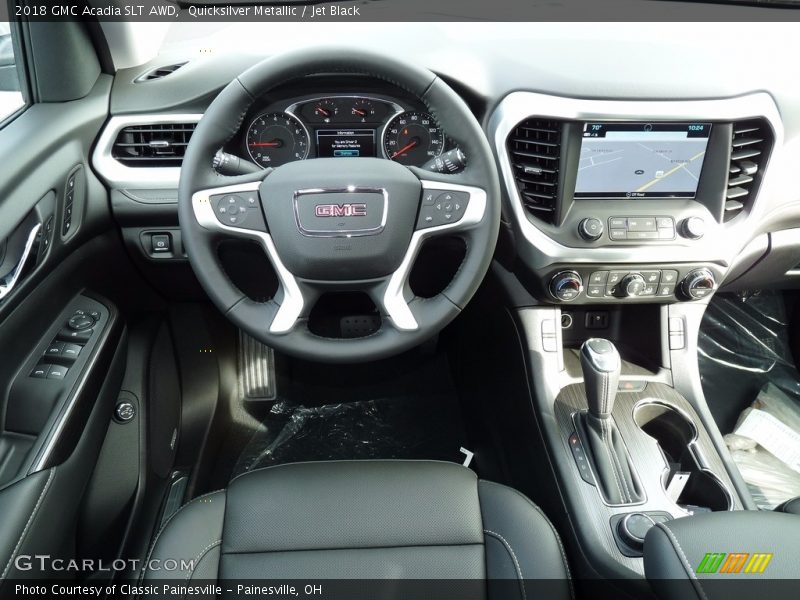 Quicksilver Metallic / Jet Black 2018 GMC Acadia SLT AWD