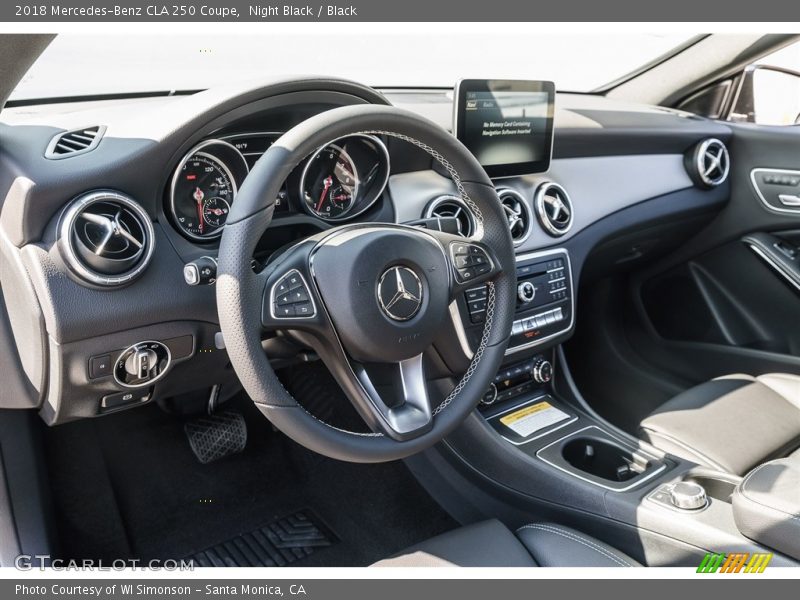 Night Black / Black 2018 Mercedes-Benz CLA 250 Coupe