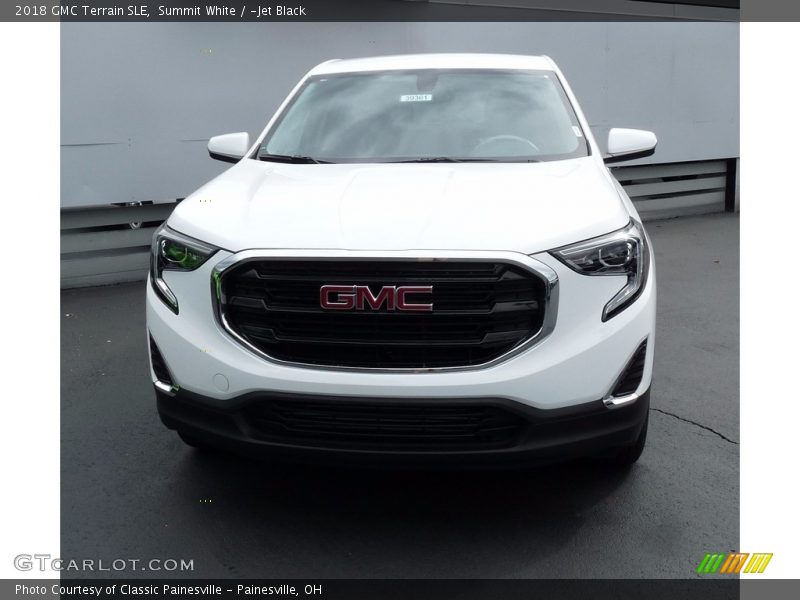 Summit White / ­Jet Black 2018 GMC Terrain SLE