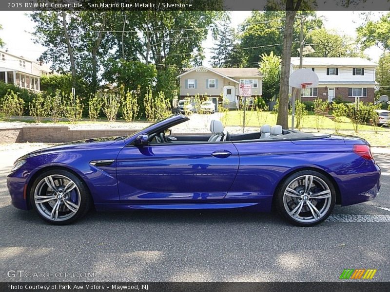  2015 M6 Convertible San Marino Blue Metallic