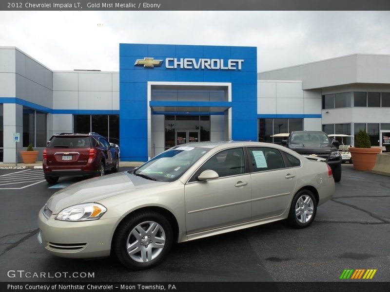 Gold Mist Metallic / Ebony 2012 Chevrolet Impala LT
