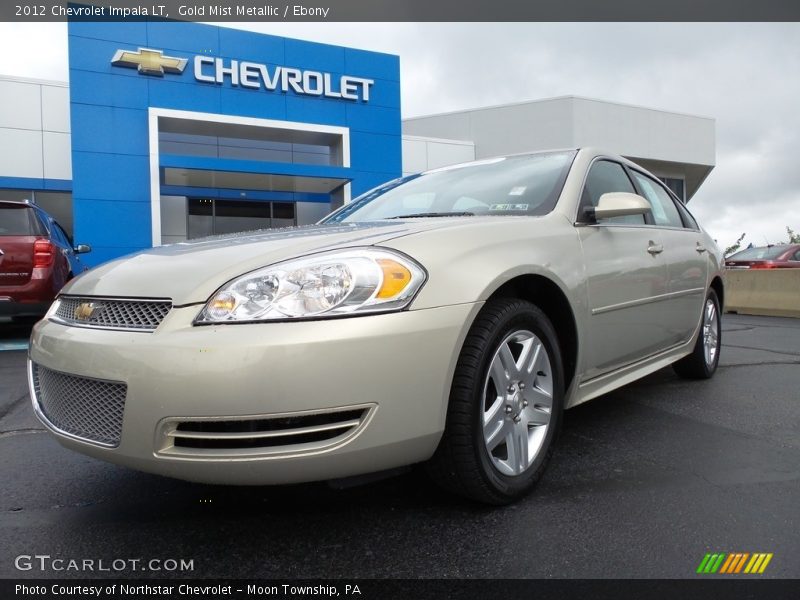 Gold Mist Metallic / Ebony 2012 Chevrolet Impala LT